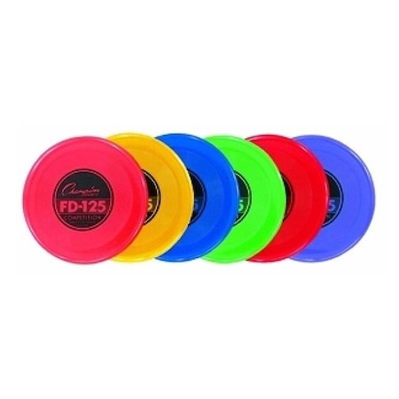 Champion Sports Champion Sports CHSFD125 Plastic Flying Disc - Assorted CHSFD125